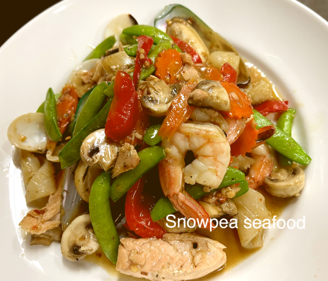 Snow Peas Seafood