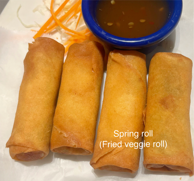 Spring Rolls (Fried Rolls)
