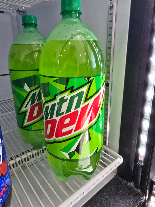 2 liter mountain dew