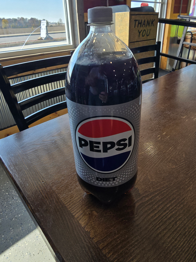2 liter diet pepsi