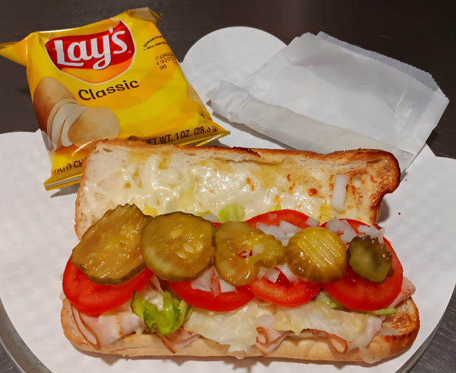 Turkey and Cheese Sandwich