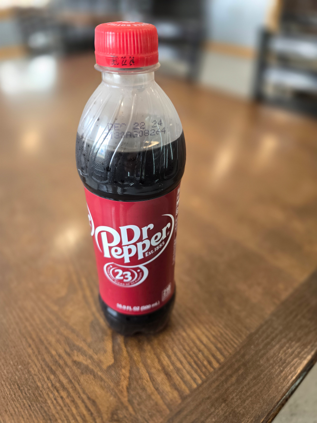 Dr pepper 16 oz bottle