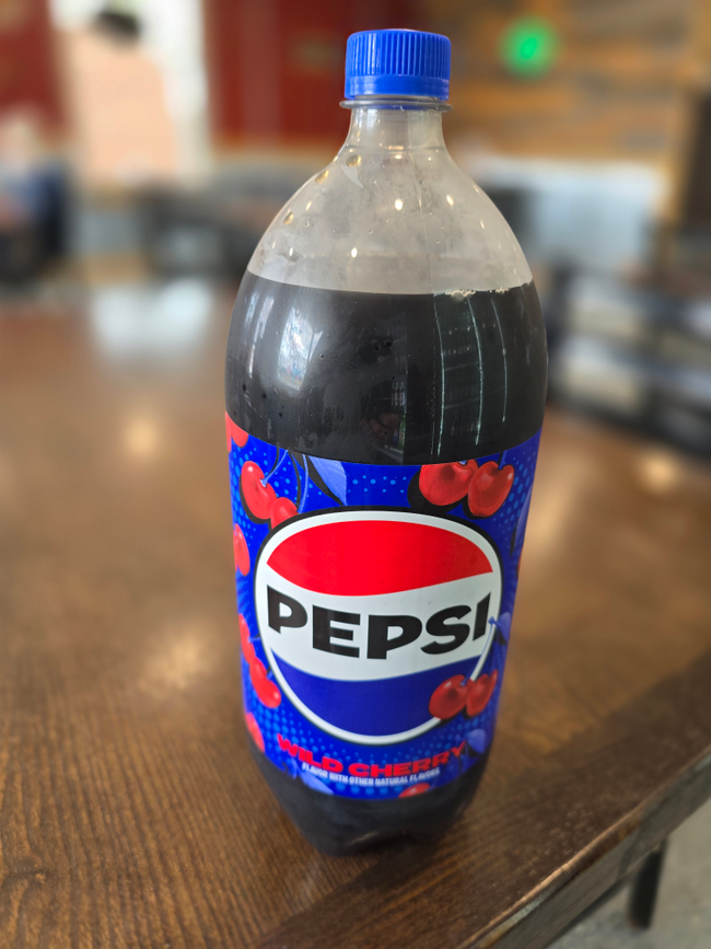 2 Liter Wild cherry pepsi