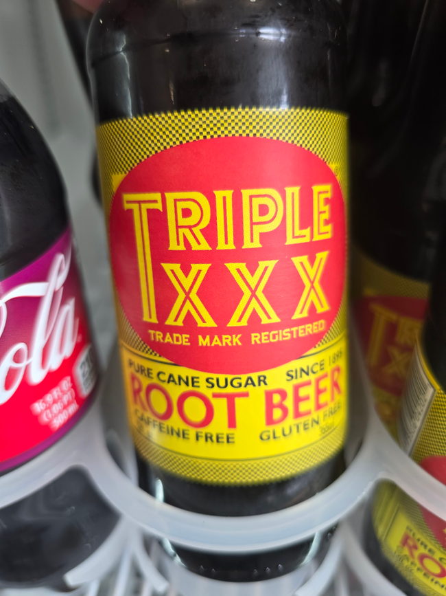 Triple XXX rootbeer