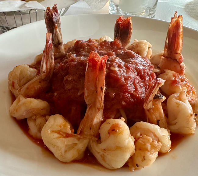 Spaghetti Shrimp Marinara