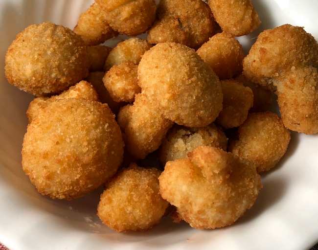 Fried Mushrooms W/Cocktail Sauce