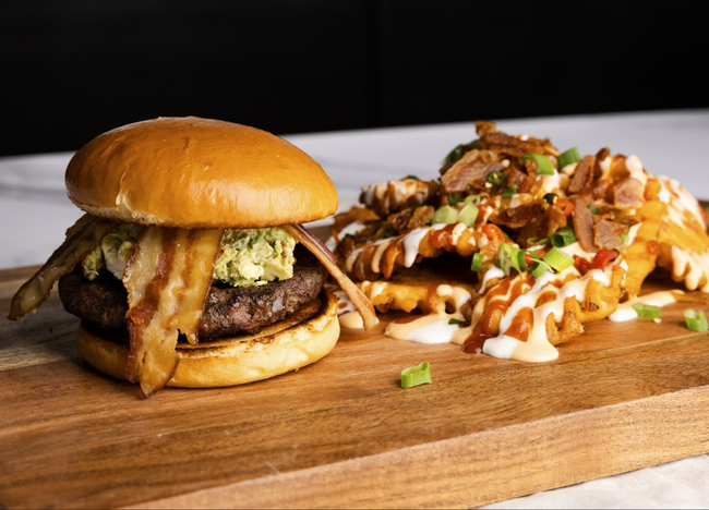 Avocado Cream Cheese Burger