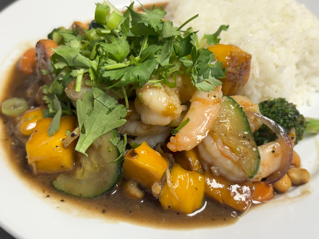 Ginger Mango Stir Fry