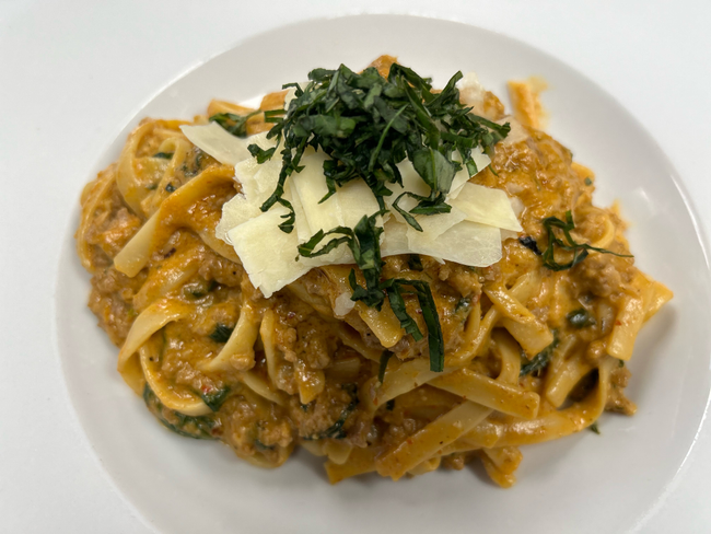 Red Curry Lamb Fettuccine