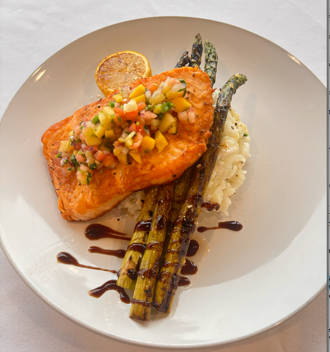 Pan seared Salmon