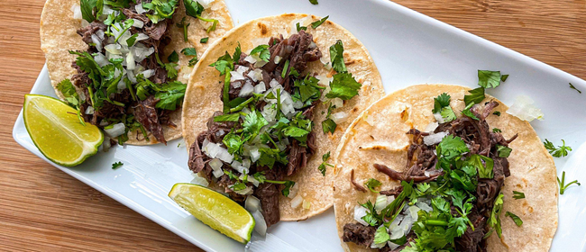 3 Tacos de Barbacoa (Beef)