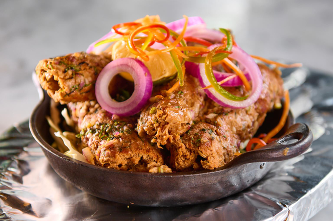 Kache Payz aur Pudina Ke Seekh