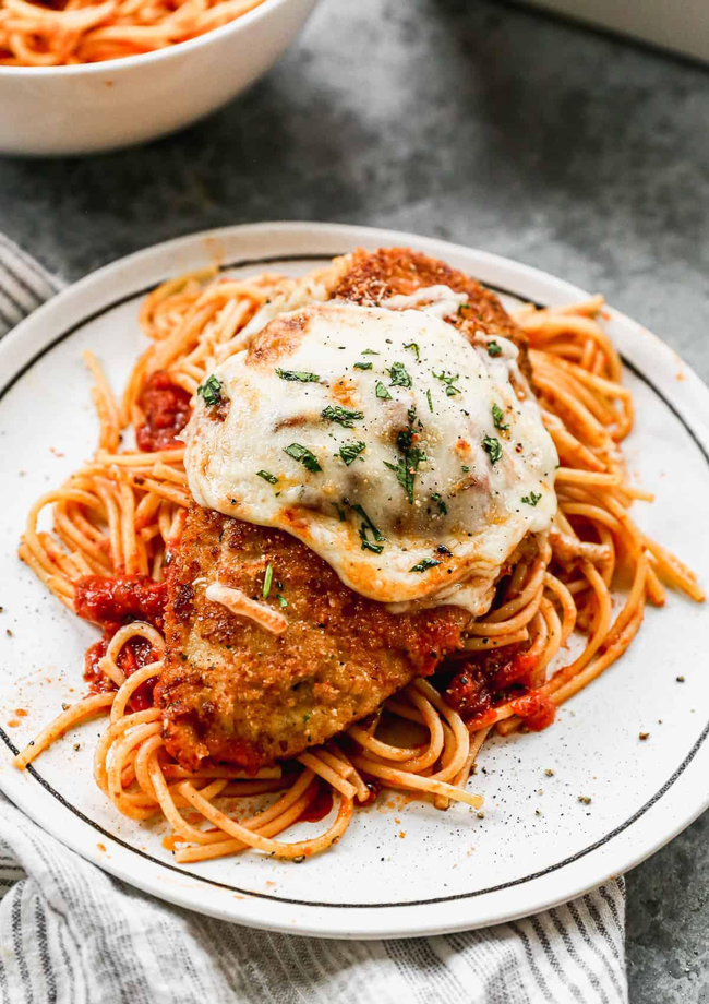 Chicken Parmigiana Pasta