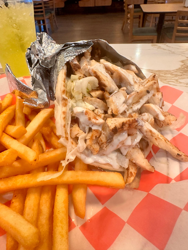 Gyro with Fries