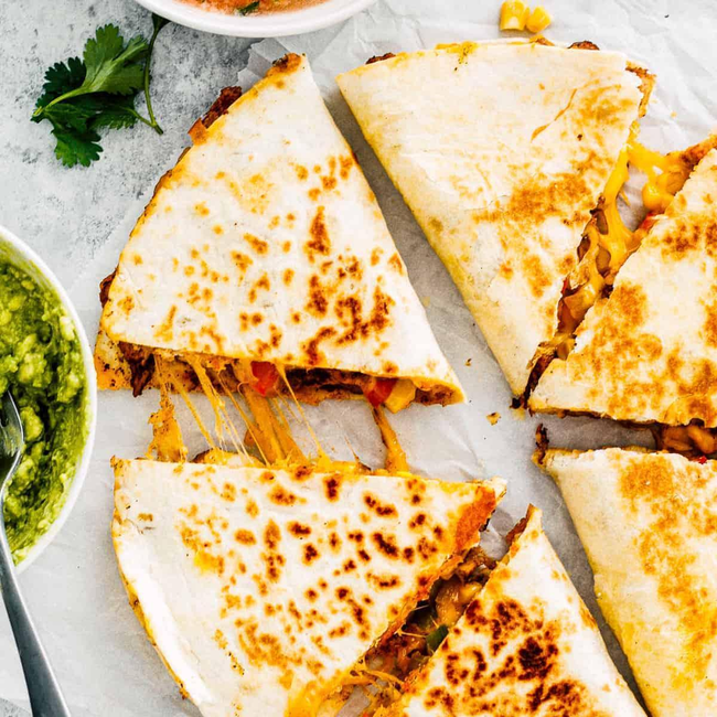 Quesadillas with Fries