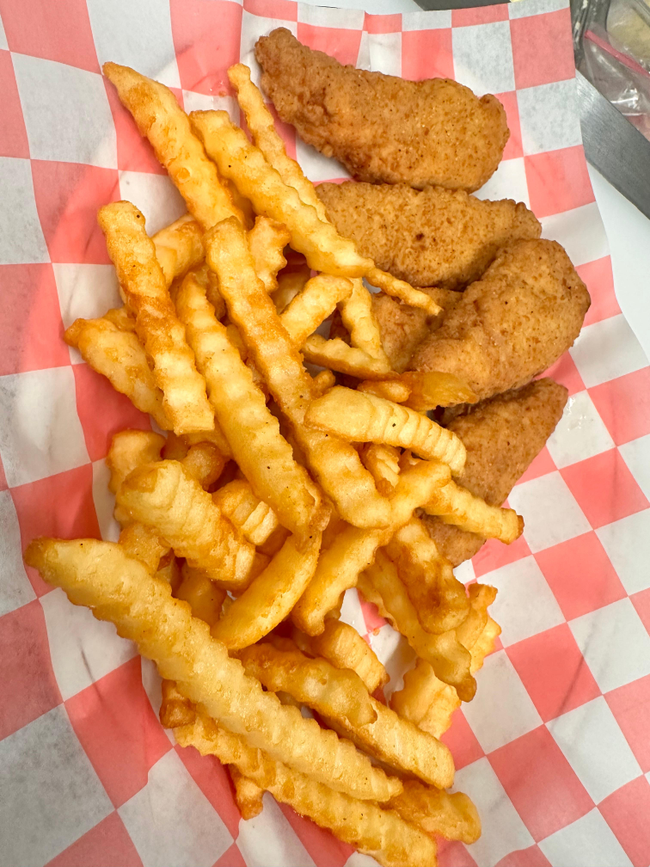 Chicken Strips (5) with Fries