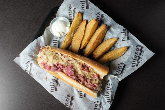 1/2 Reuben Sub