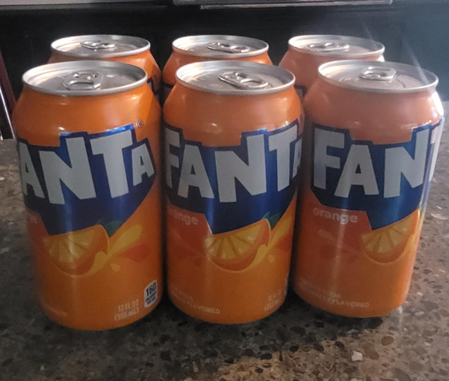 Fanta 12 oz 6 Pk