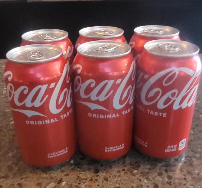 Coke-6x 12oz -Catering
