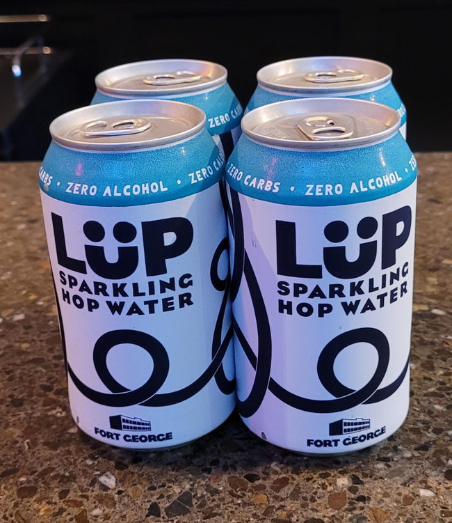 LUP Sparkling HOP Water 4 PACK! 12oz cans