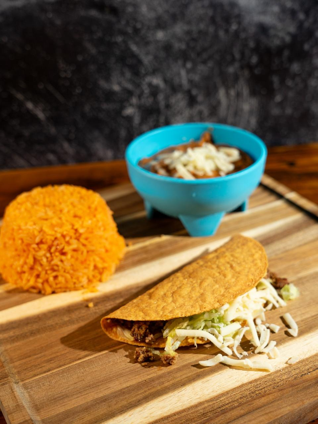 Kids Taco with Rice and Beans