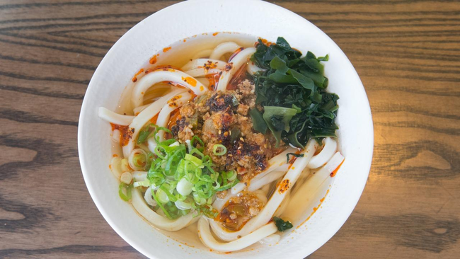 Tan Tan (Spicy Ground Pork) Soup Udon