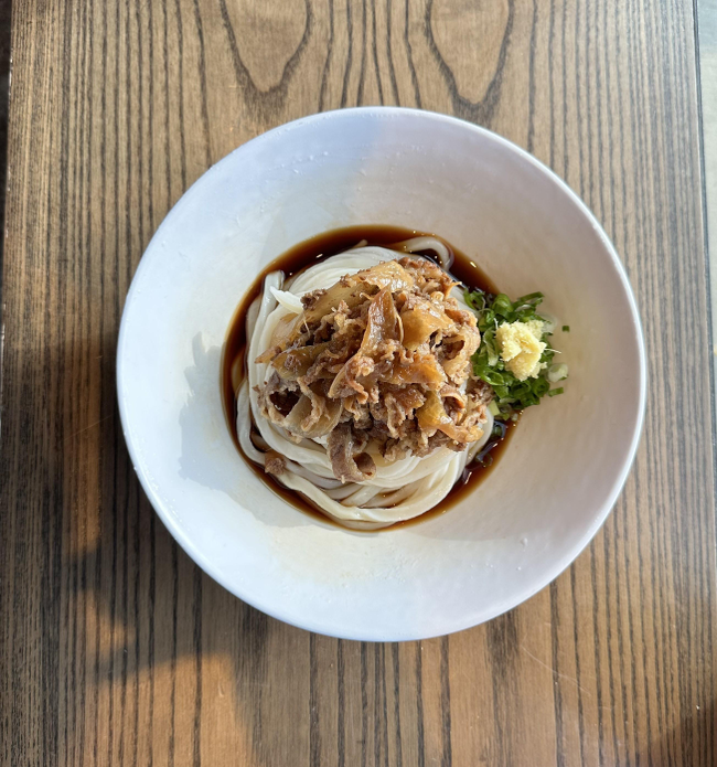 Niku (Soy Braised Beef) Sauce Udon