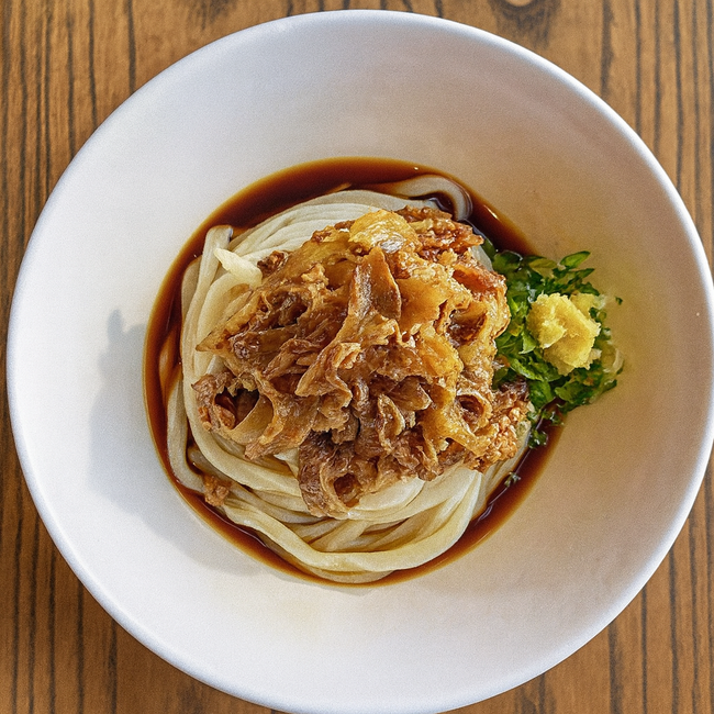 Niku (Soy Braised Beef) Sauce Udon