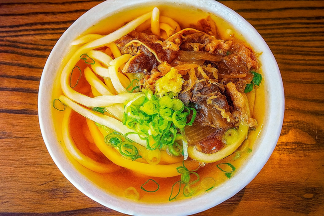 Niku (Soy Braised Beef) Soup Udon