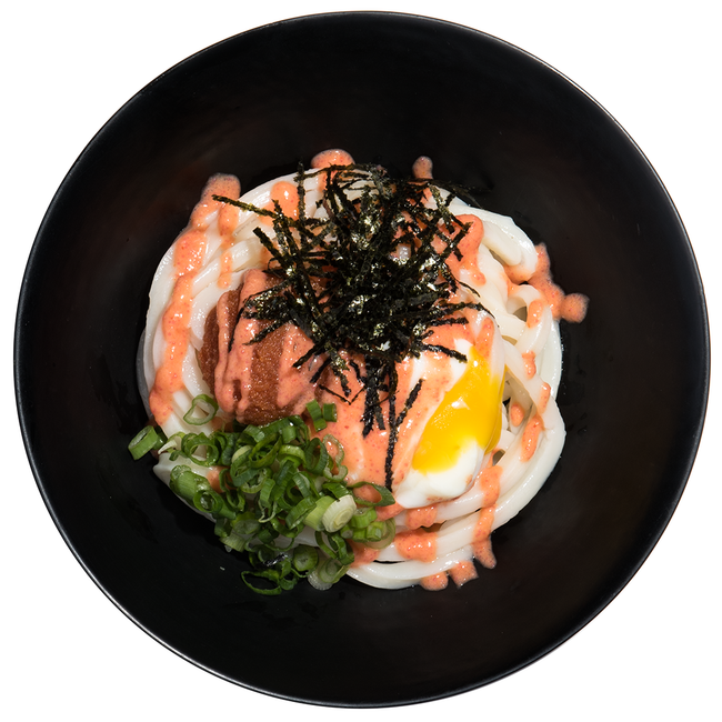 Men-Tama (Spicy Fish Roe) Udon