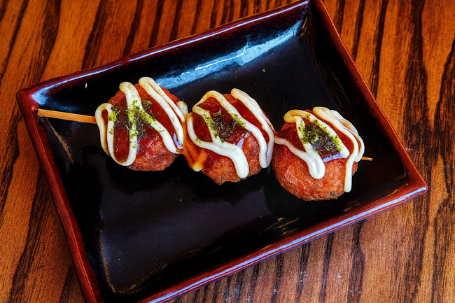 Takoyaki (Octopus Doughnuts) Skewer 1 pc