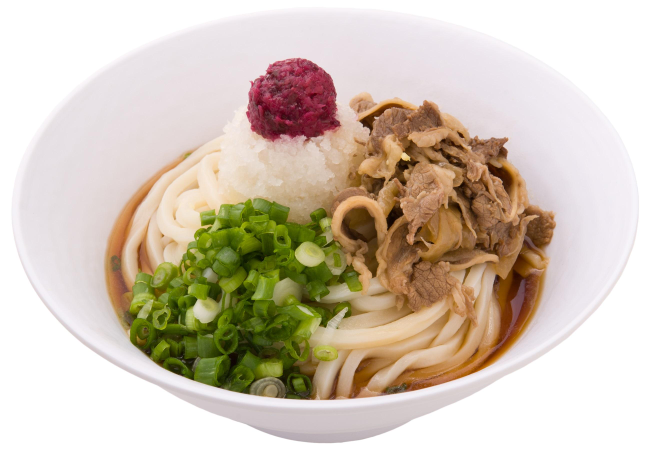 Ume-Niku Oroshi (Plum, Beef & Daikon) Sauce Udon