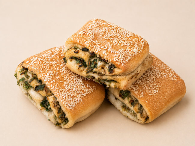 Sesame & Scallion Bread