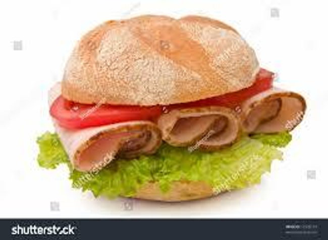 Turkey, Lettuce & Tomato on Fresh Roll