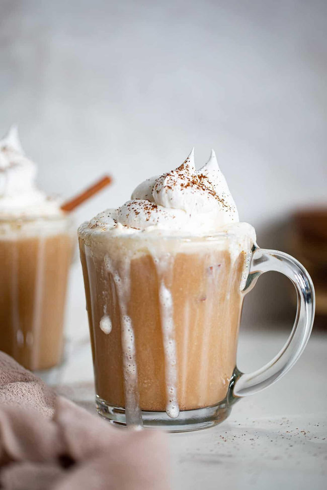 Apple Chai Latte with Cinnamon