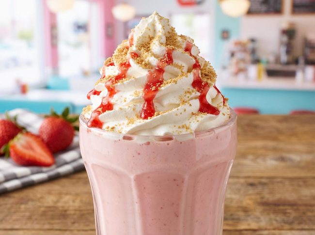 Strawberry Cheesecake Milkshake