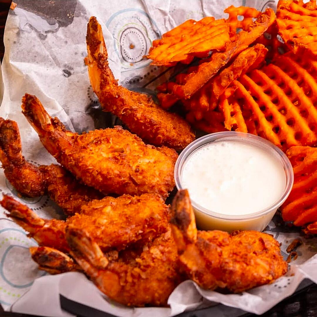 Coconut Shrimp Basket