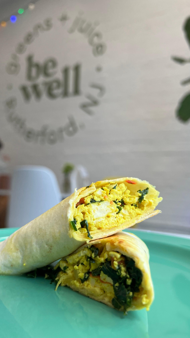 Tofu Scramble Wrap