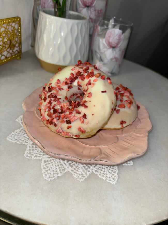 Berries and Cream Donut