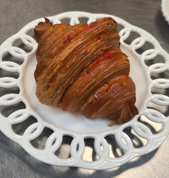 Pistachio Raspberry Croissant
