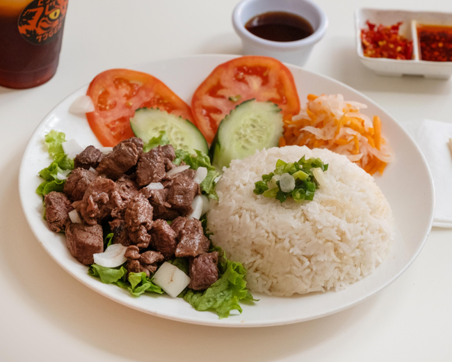 Shaken Beef Rice