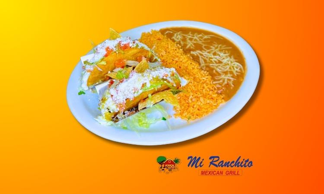 2 Taco de Papa c/Chorizo Plate