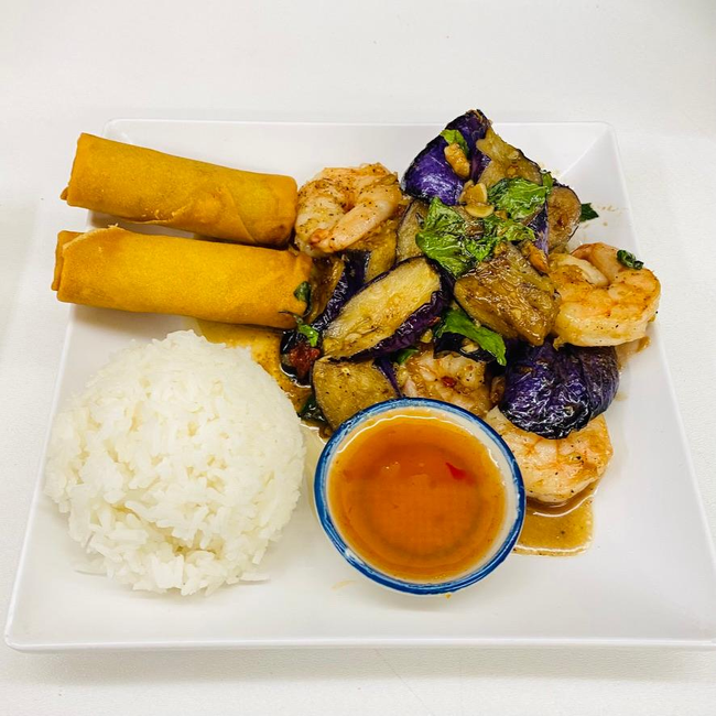 L- Spicy Eggplants