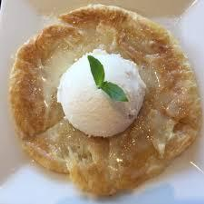 Roti with Ice Cream