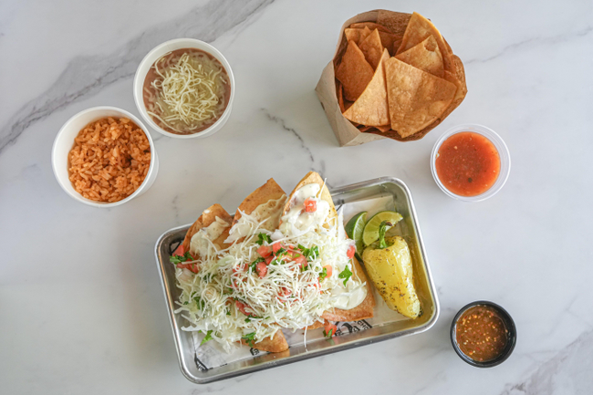 3 Tacos Dorados Combo***