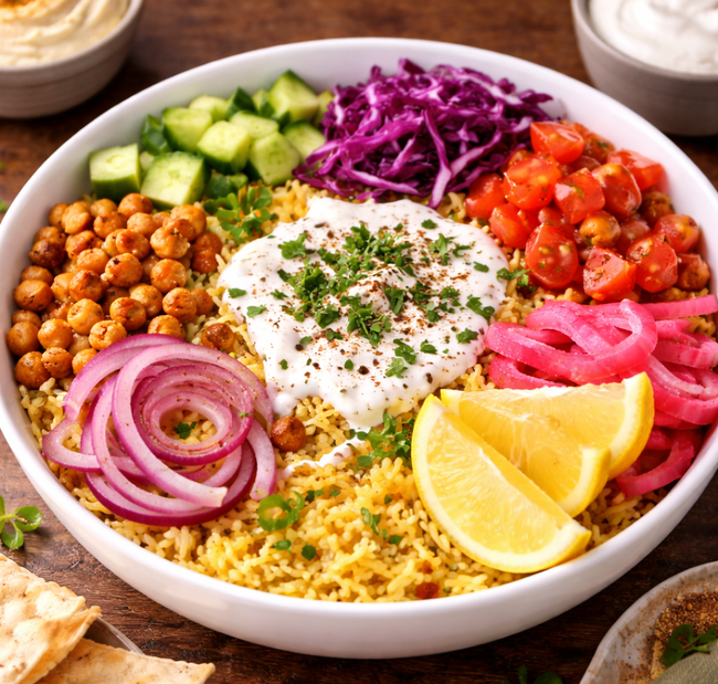 Rice Bowl (Base; No Protein) Bowl