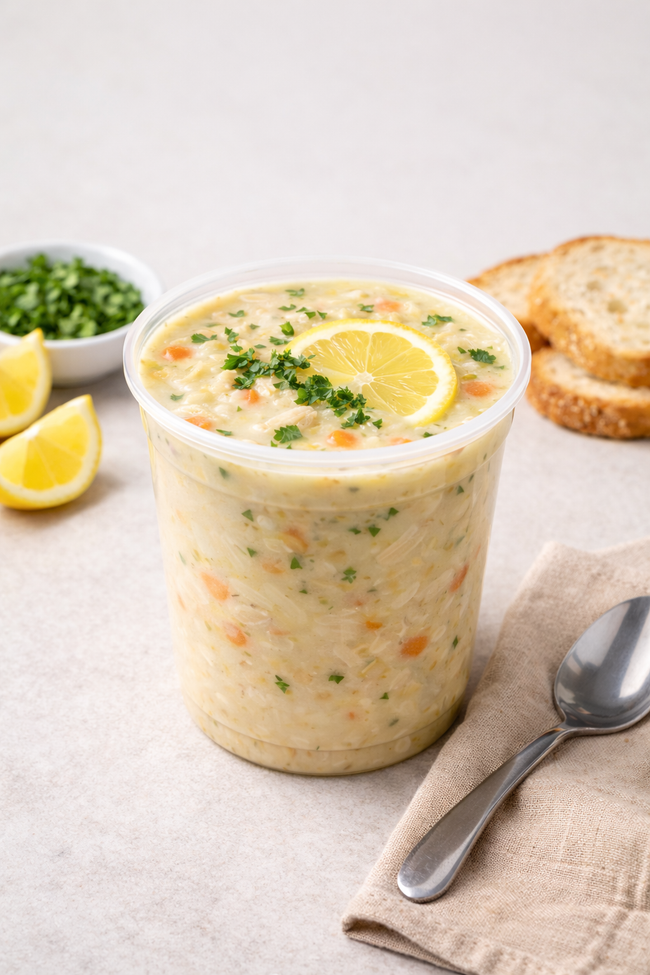 CREAM OF Chicken LEMON SOUP- Quart