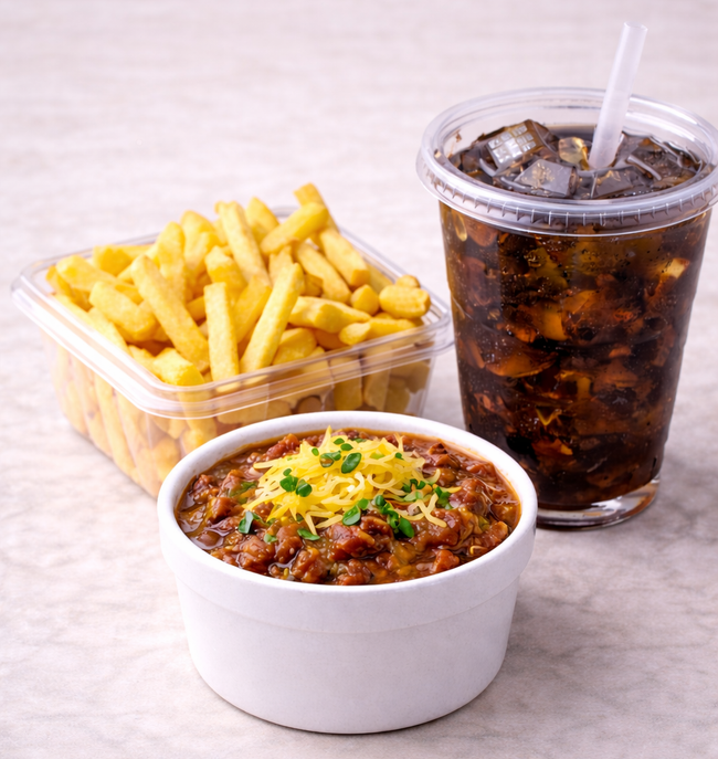 Beef Chili & Fries Combo