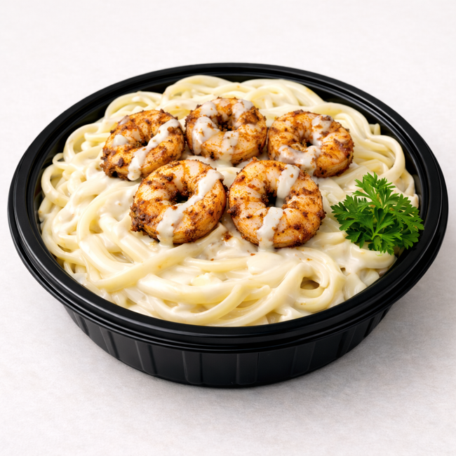 Alfredo Pasta-Shrimp 🍤