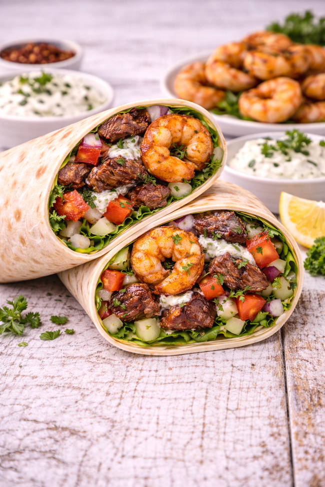 Steak and Shrimp WRAP